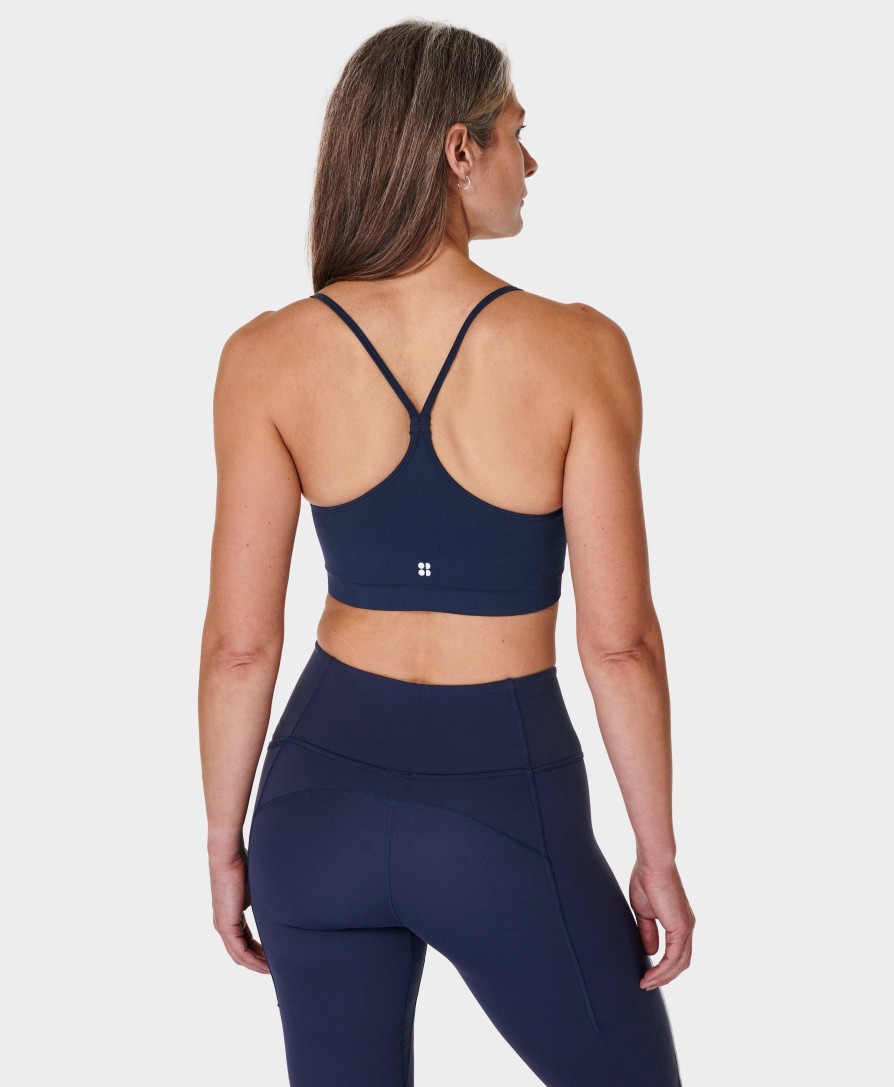 SWEATY BETTY Underwear | Spirit Restored Yoga Bra Sb9610 Navy-Blue