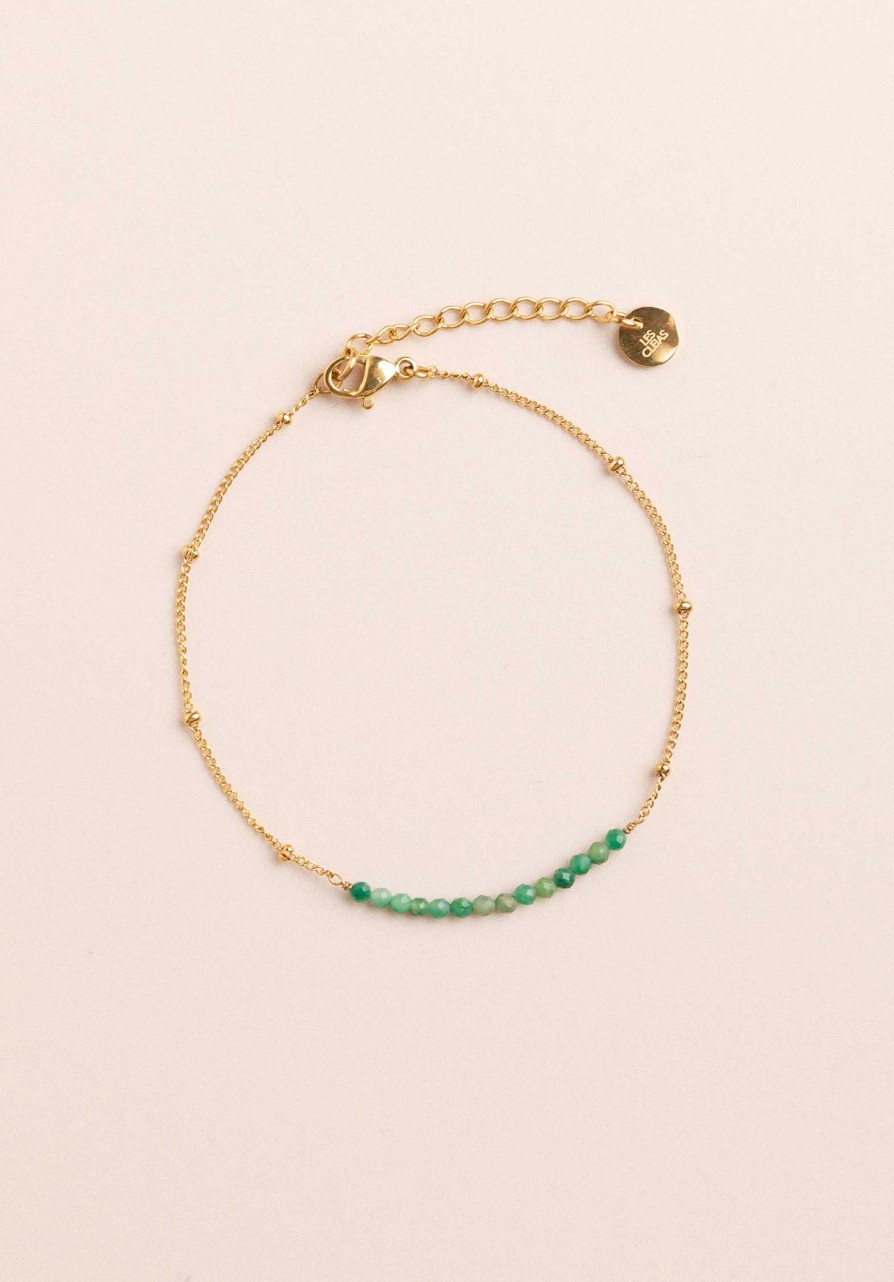 LES CLEIAS All Jewelry | Bracelet Mini Romy A2108Br03-3 Green