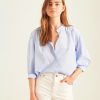 SACRECOEUR Tops & Shirts | Blouse Carla Ciel Bleu