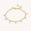 MYA BAY All Jewelry | Ankle Bracelet Cv-01G Gold