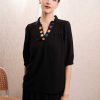 RUE MADAME Tops & Shirts | Blouse Ilona Black