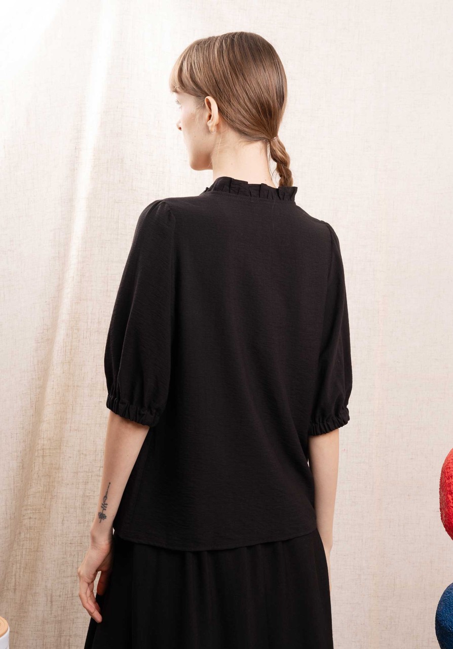 RUE MADAME Tops & Shirts | Blouse Ilona Black