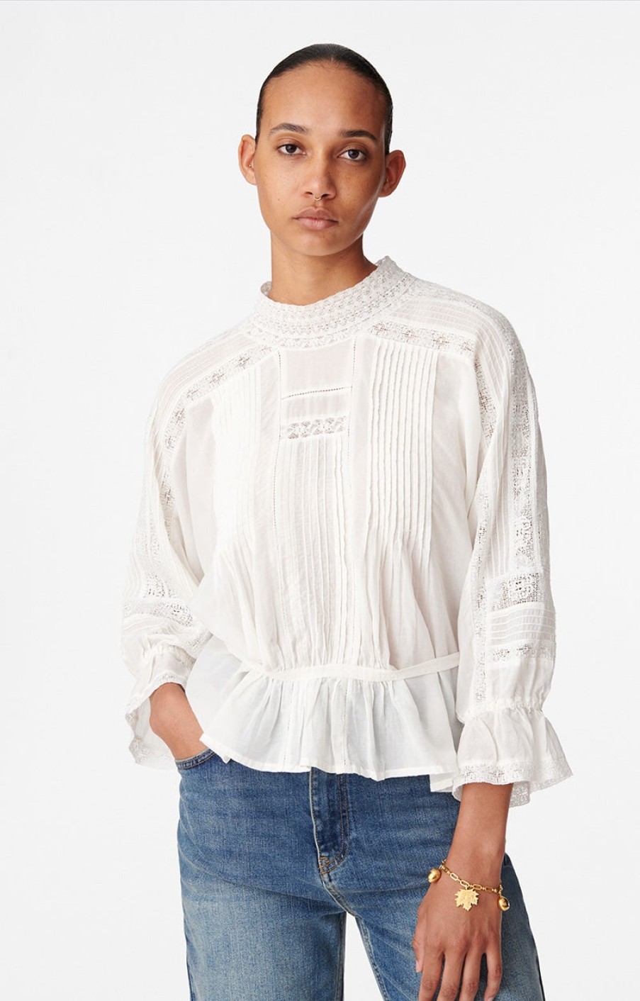 VANESSA BRUNO Tops & Shirts | Blouse Viva 2Hva27-V09011 Blanc