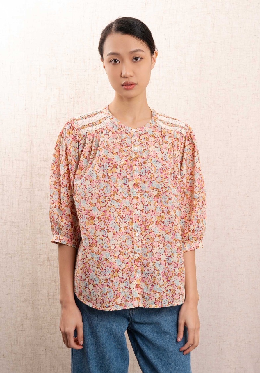 LOUISE MISHA Tops & Shirts | Blouse Julie Pink-Sweet-Pastel