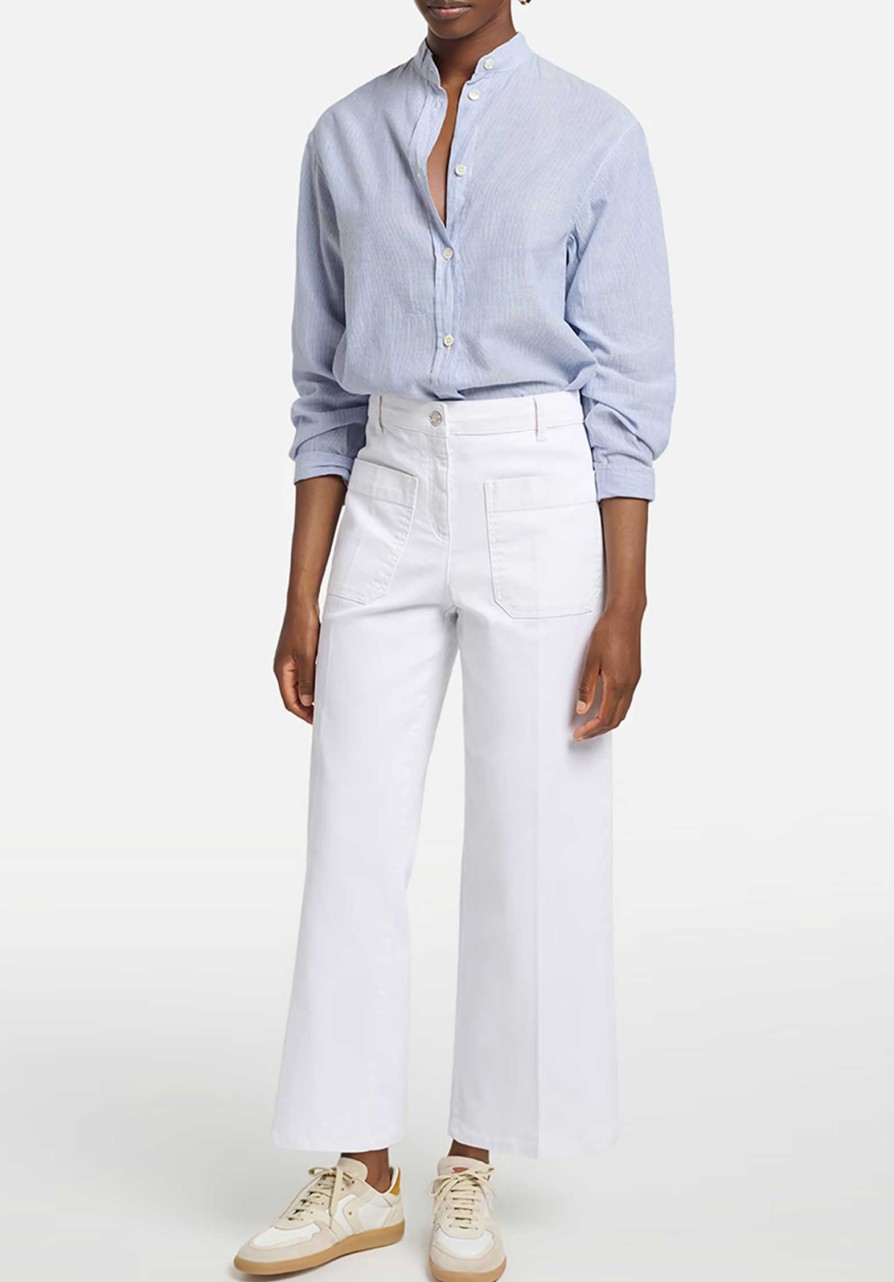 VANESSA BRUNO Pants & Shorts | Helias Straight Jeans 2Eva96-V04202 White