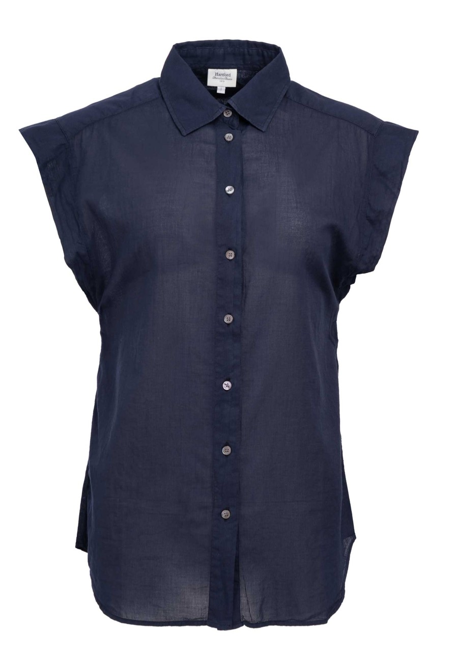 HARTFORD Tops & Shirts | Shirt Cara Bbcb610 33-Midnight