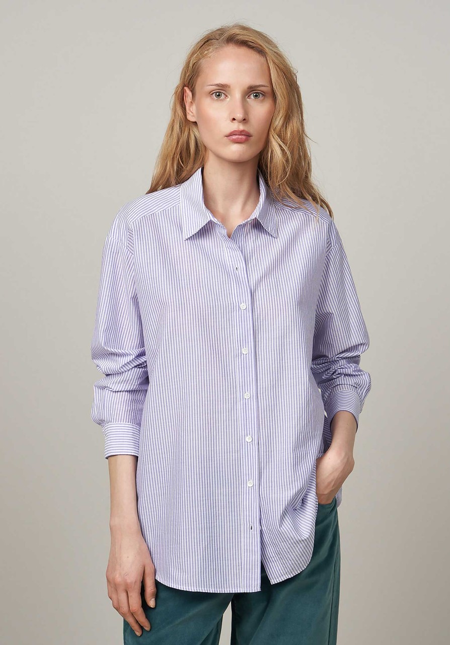 HARTFORD Tops & Shirts | Shirt Cinema Bacd633 02-Blue