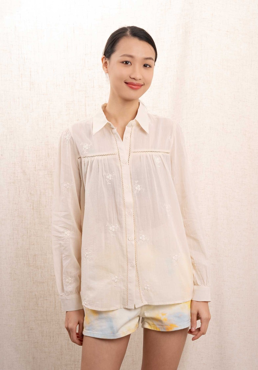 CLEMENCE Tops & Shirts | Blouse Sc89 Ivory