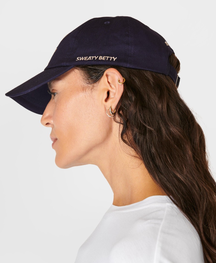 SWEATY BETTY Shop By Style | Embroidered Slogan Cap Sb9834 Navy-Blue