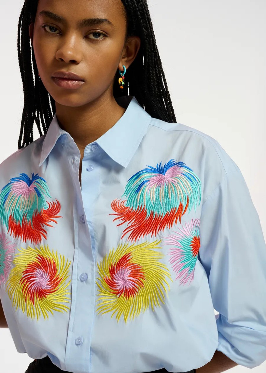 ESSENTIEL ANTWERP Tops & Shirts | Shirt Eskia Blue