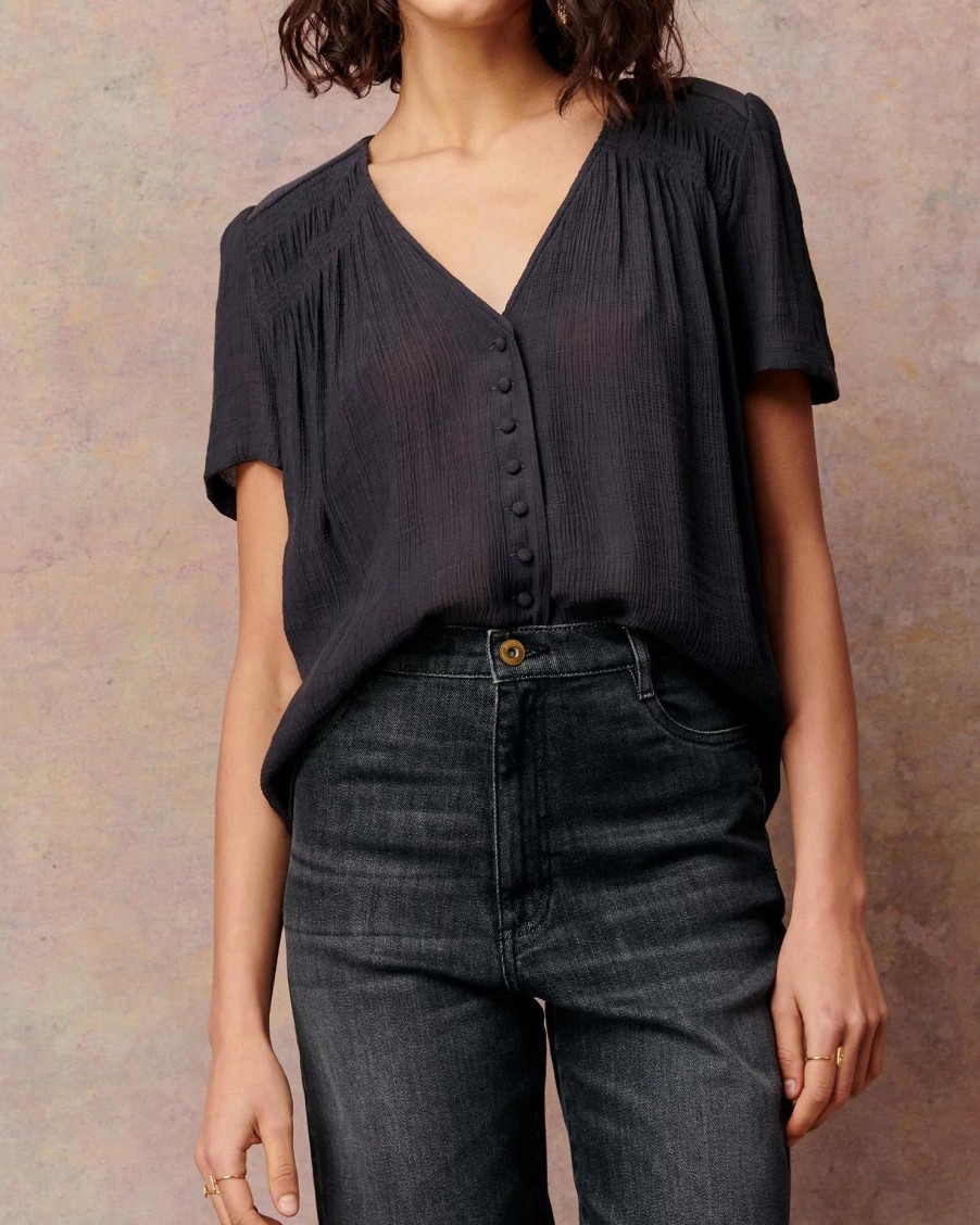 SESSUN Tops & Shirts | Top Siama Moonless