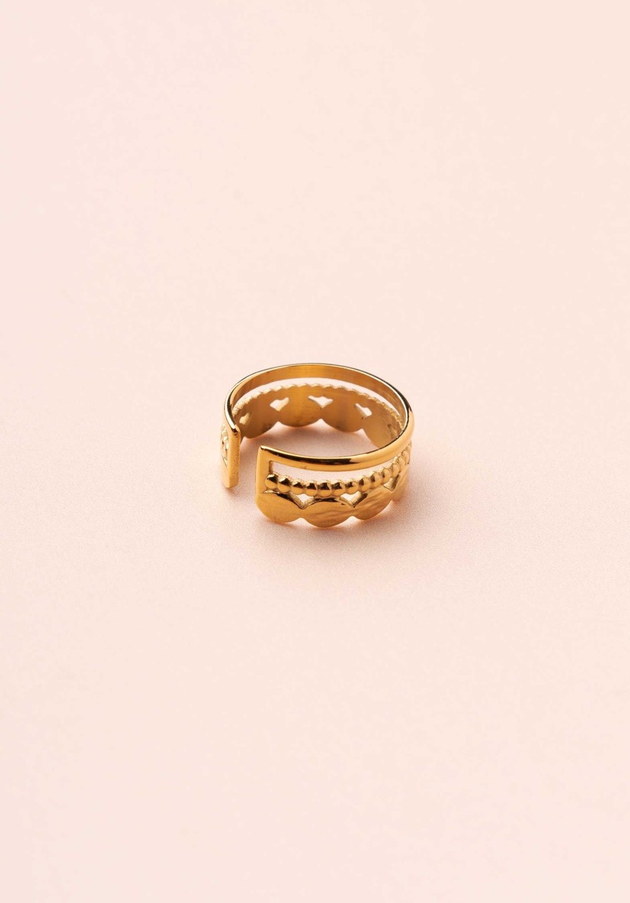 LES CLEIAS All Jewelry | Ring 23Acrg03-2 Gold