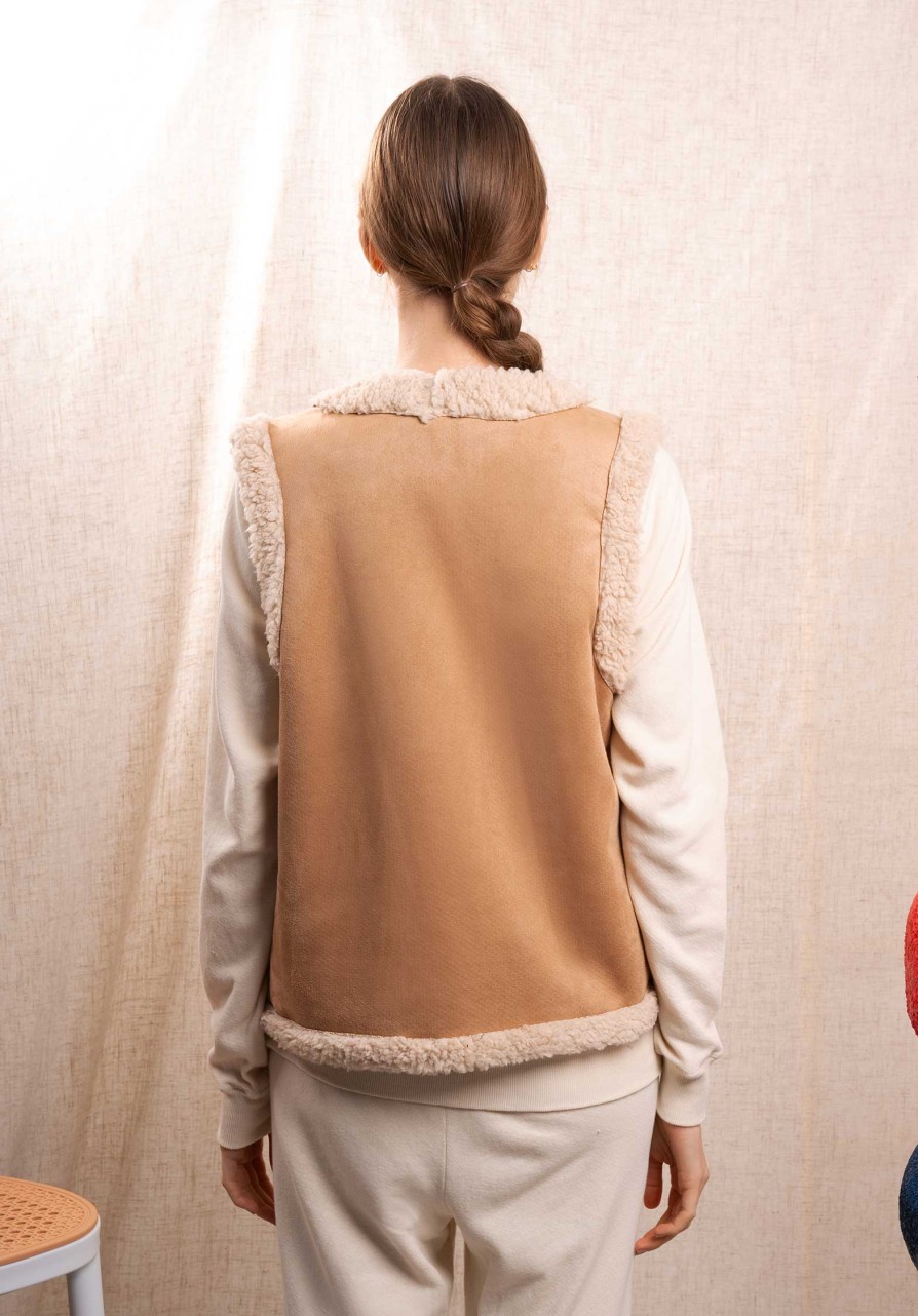 RUE MADAME Tops & Shirts | Gilet Eddie Beige