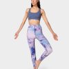 SWEATY BETTY Leggings | Super Soft 7/8 Yoga Leggings Sb6916A 78 Purple-Mystical-Prin