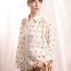 CLEMENCE Tops & Shirts | Shirt 816 White-Flower