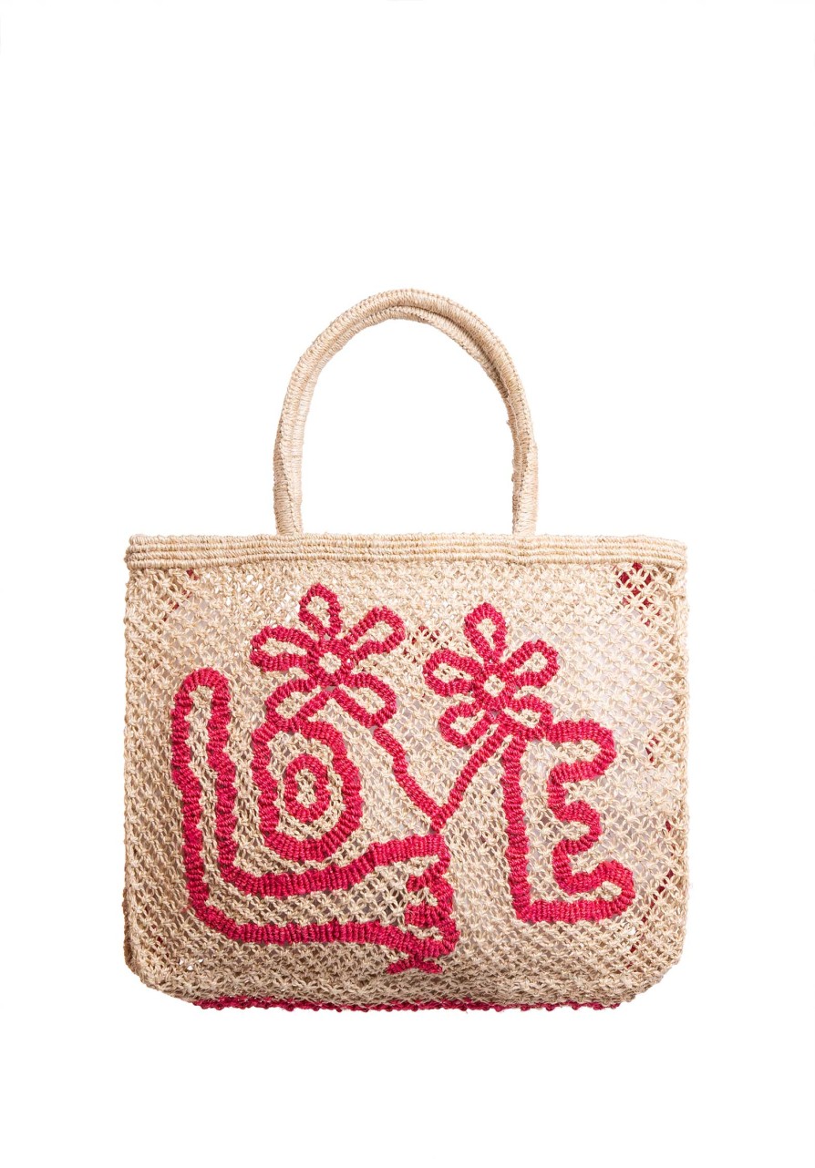 THE JACKSONS All Bags | Beach Bag Flower Flower Love Smal Nat