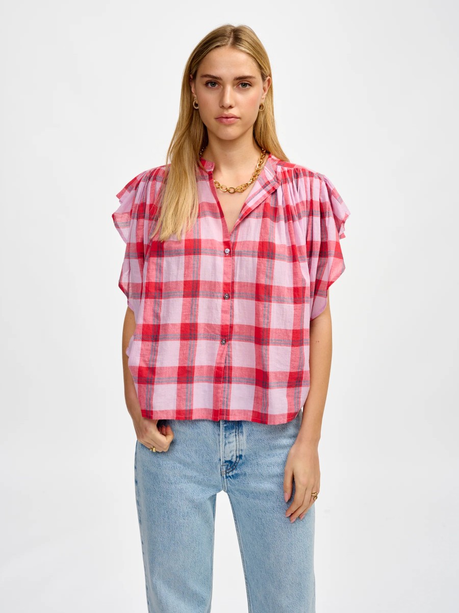 BELLEROSE Tops & Shirts | Blouse Chaos C1317 Check-A