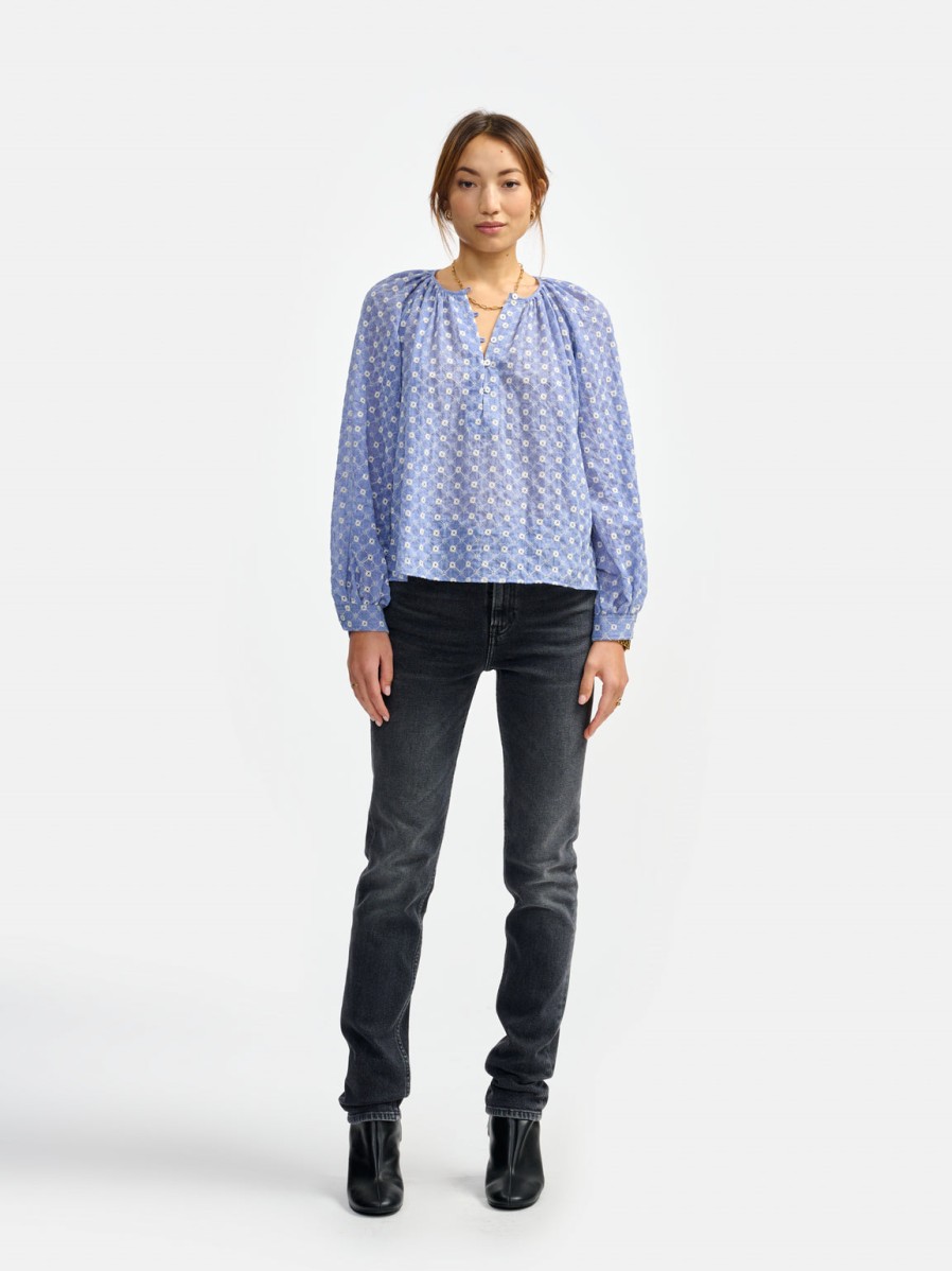 BELLEROSE Tops & Shirts | Blouse Haiti41 F2356 Blueworker