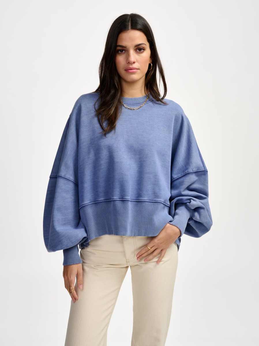 BELLEROSE Sweaters & Cardigans | Sweatshirt Salva T16 Salva T1622 Indigo