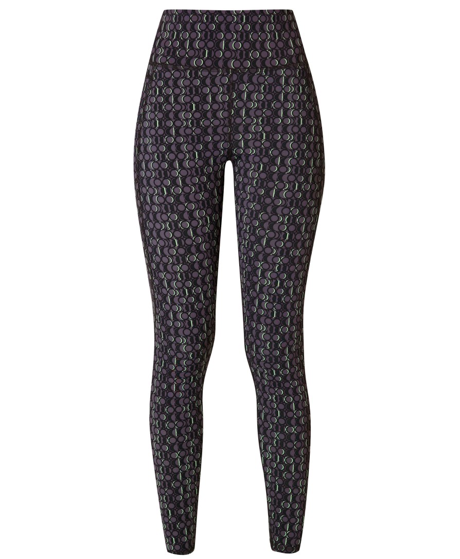 SWEATY BETTY Leggings | Zero Gravity 7/8 Leggings Sb918778A Black-Circle-Block-P