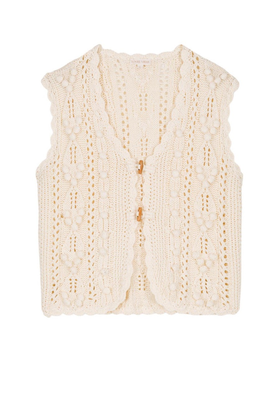 LOUISE MISHA Sweaters & Cardigans | Vest Yamina Cream