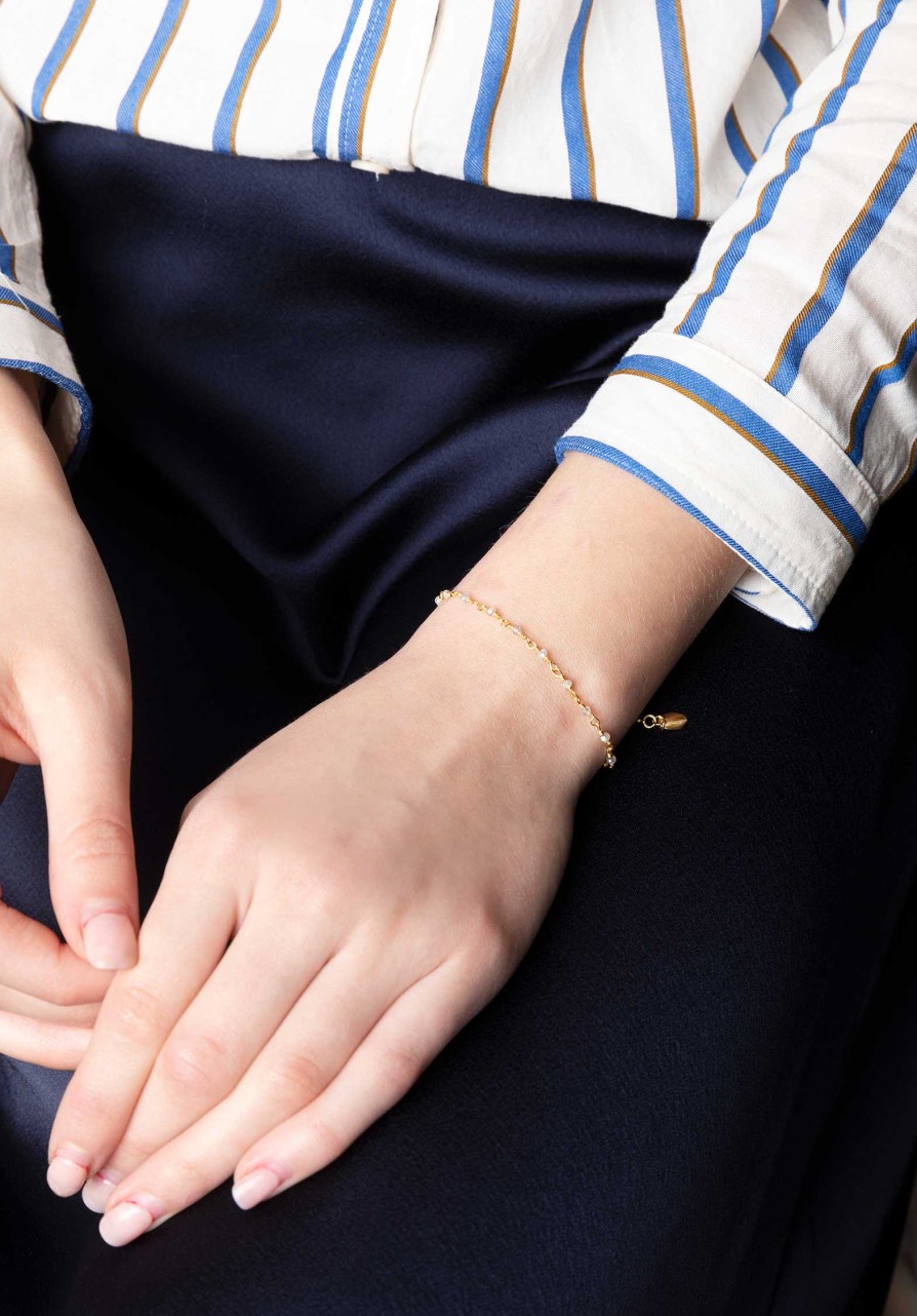 UNE A UNE All Jewelry | Bracelet Brilm Labradorite