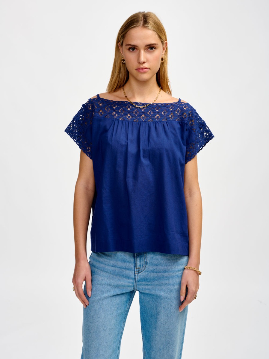 BELLEROSE Tops & Shirts | Blouse Deus R0747 Indigo