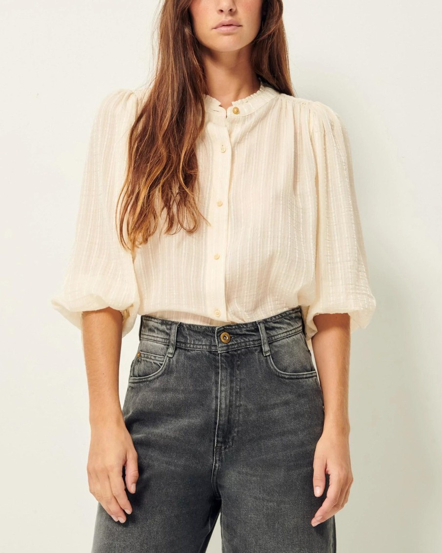 SESSUN Tops & Shirts | Blouse Amalia Fleur-De-Sel