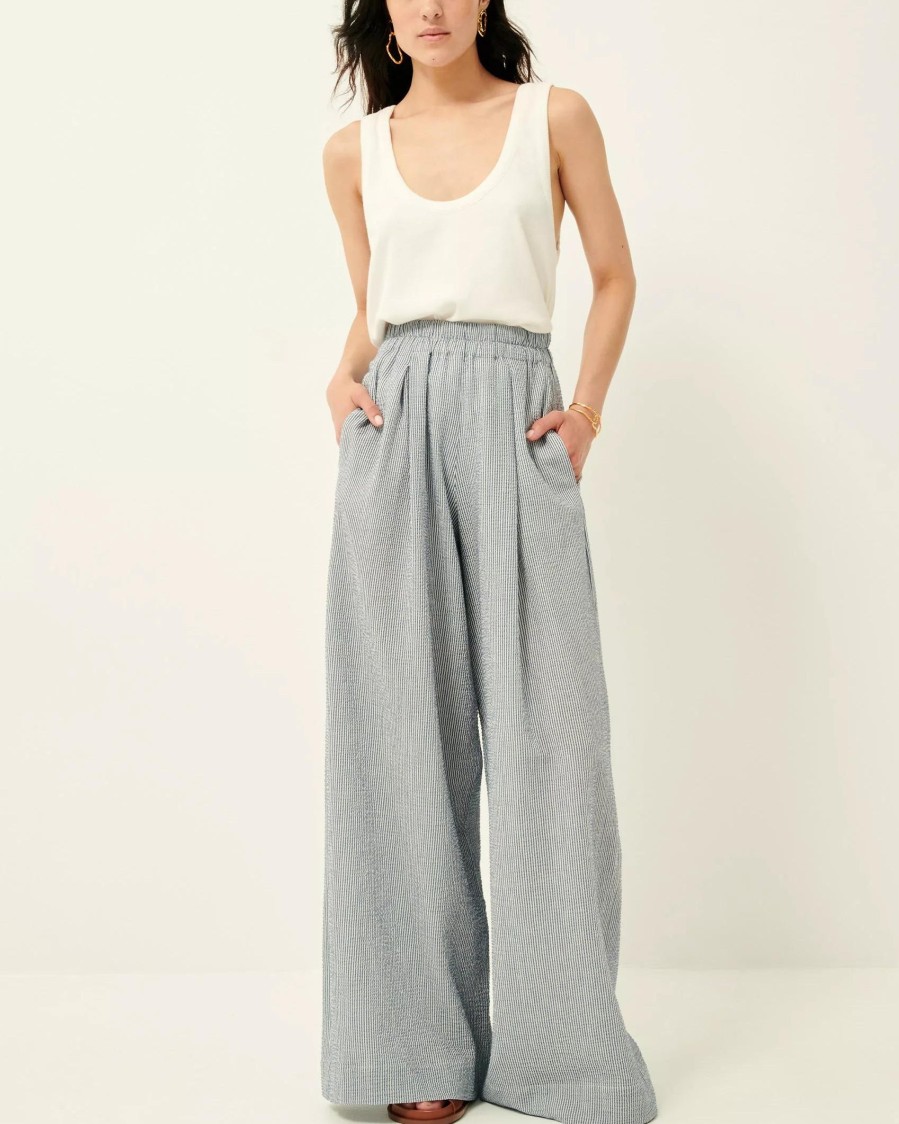 SESSUN Pants & Shorts | Pants Ridoo Seer Whiblue