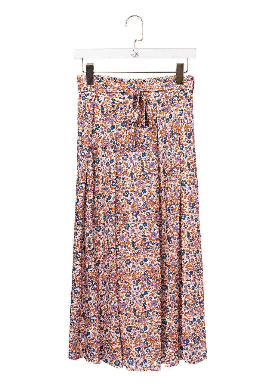 RUE MADAME Skirts | Skirt Skirt Basil Purple-Orange-Floral