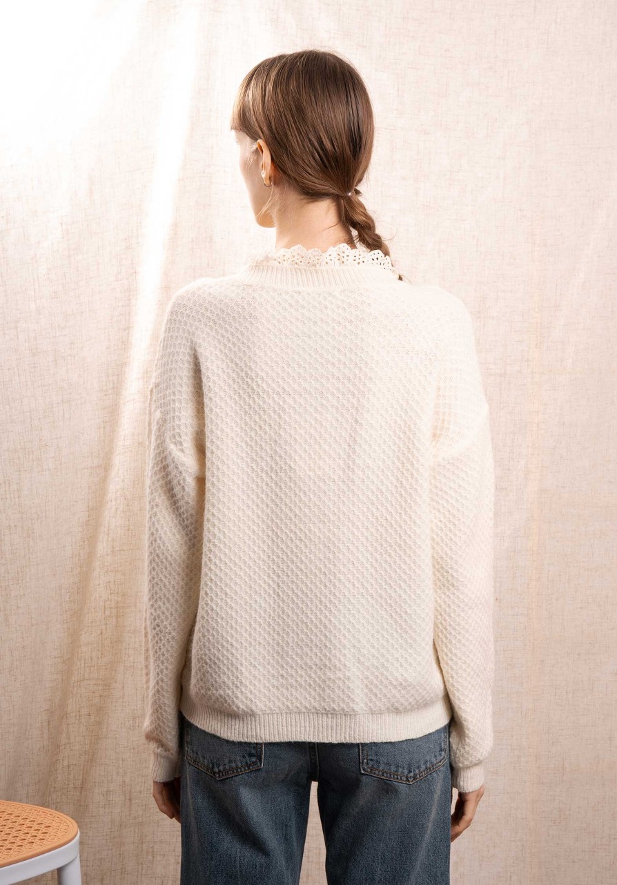 CLEMENCE Sweaters & Cardigans | Cardigan 8002 White