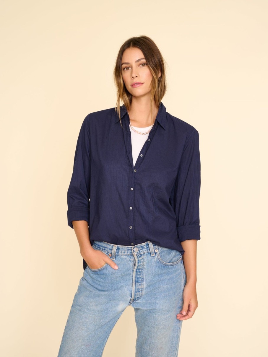 XIRENA Tops & Shirts | Shirt X355111 Beau Shirt Navy