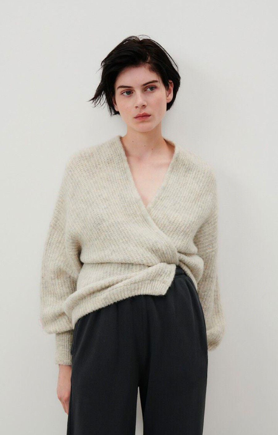 AMERICAN VINTAGE Sweaters & Cardigans | Cardigan East19A Powder-Sno