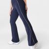 SWEATY BETTY Pants & Shorts | Super Soft Picot Lace Flare Tr Sb9329 Navy-Blue