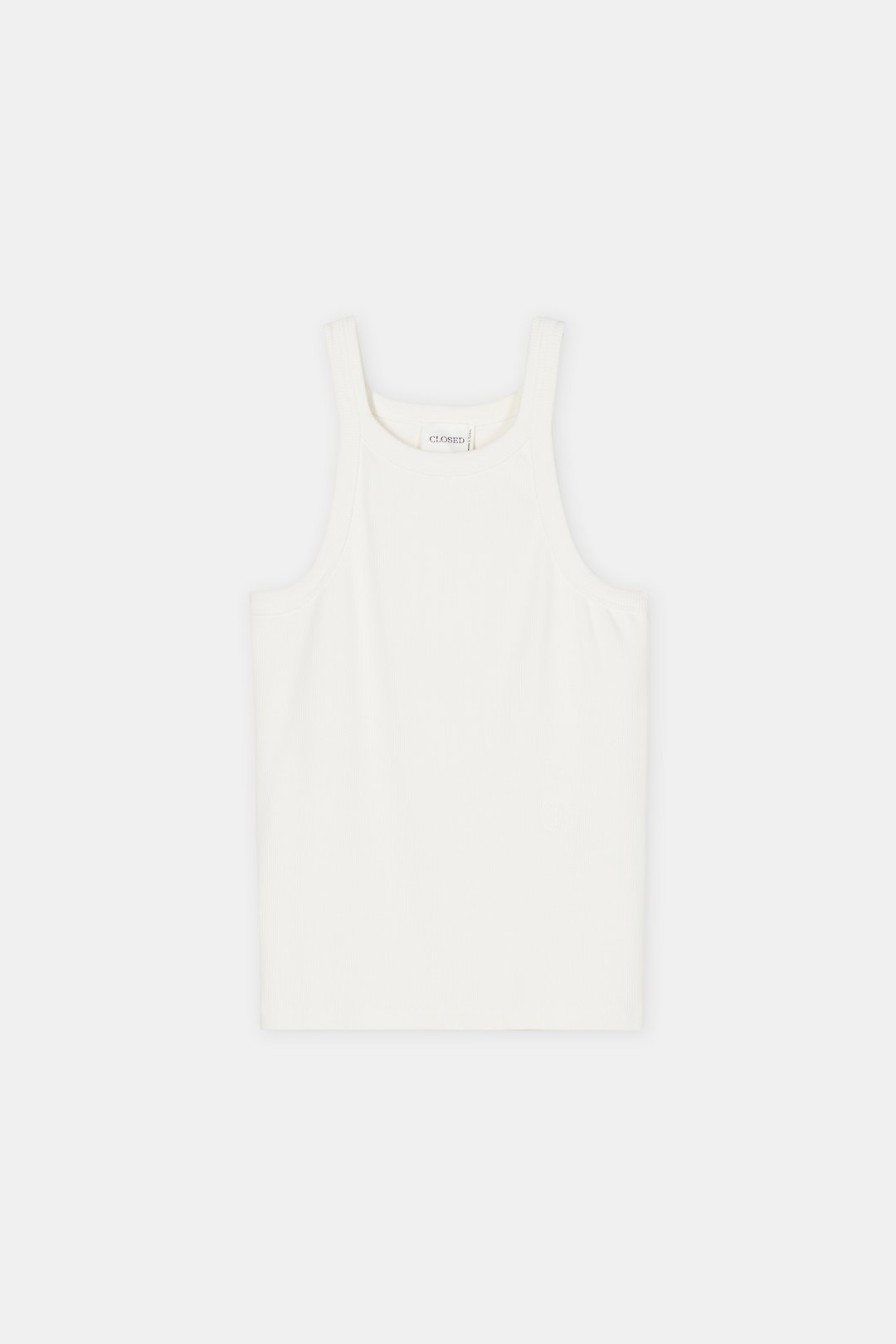 CLOSED T-Shirts | Tank Racer Top C95539-42T-Em Ivory