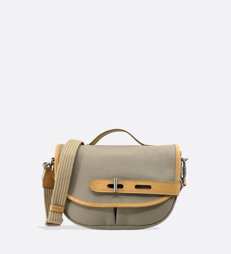 THYRS All Bags | Crossbody Bag Double Twi Double Twill S Beige-Argile