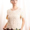 CLEMENCE Tops & Shirts | Blouse 321069 Beige