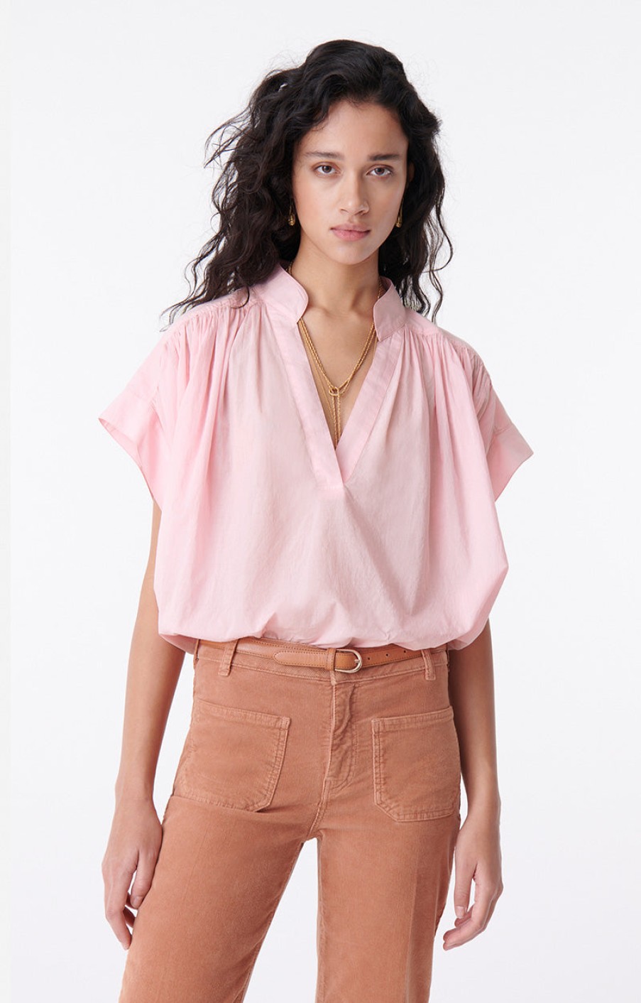 VANESSA BRUNO Tops & Shirts | Blouse Cory 4Eva42-V09005 Bubble-Gum