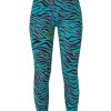 SWEATY BETTY Leggings | Power 7/8 Workout Leggings Sb5400A 78 Blue-Gradient-Tiger