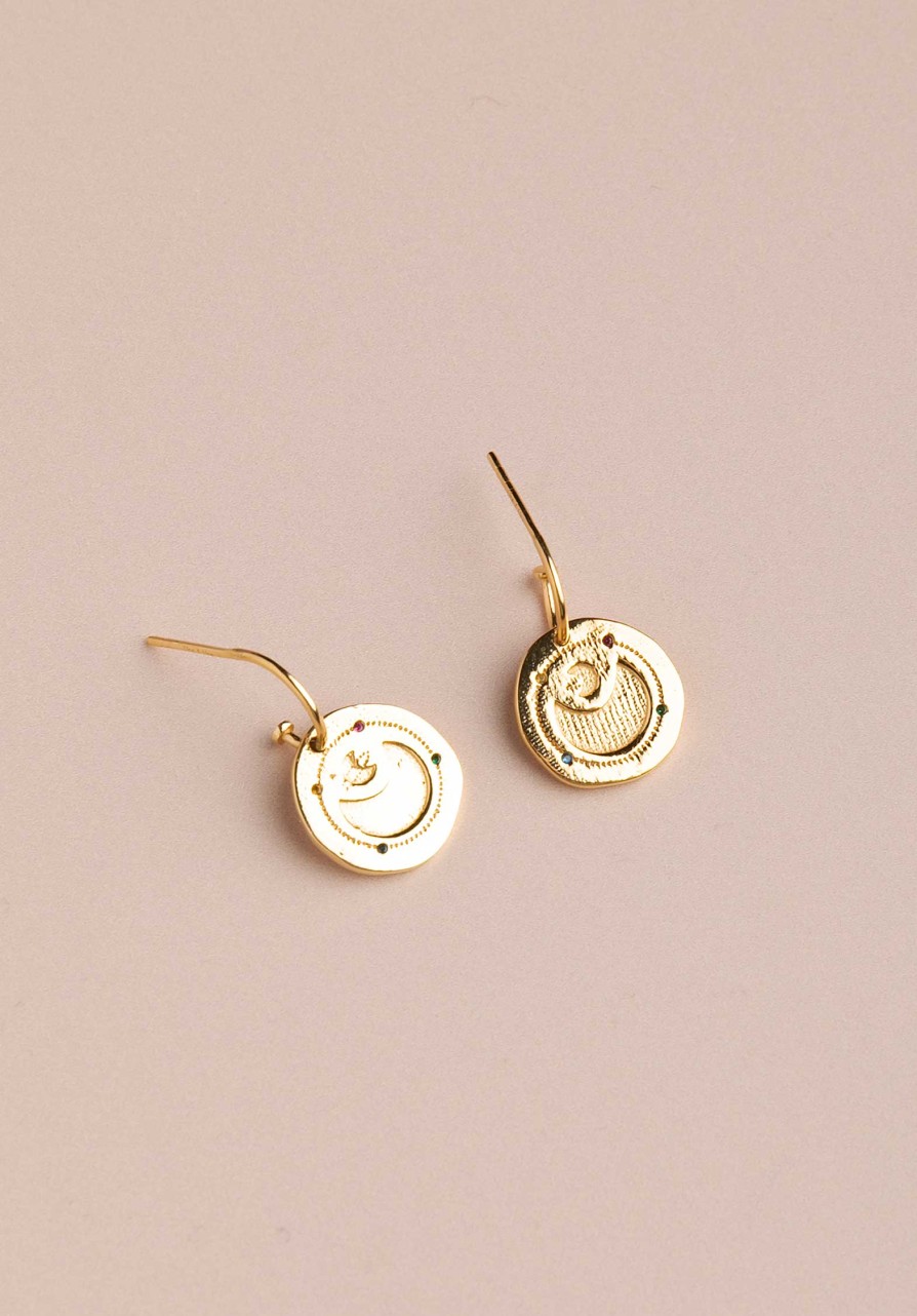 UNE A UNE All Jewelry | Earring D Oreilles Boms4 Moon