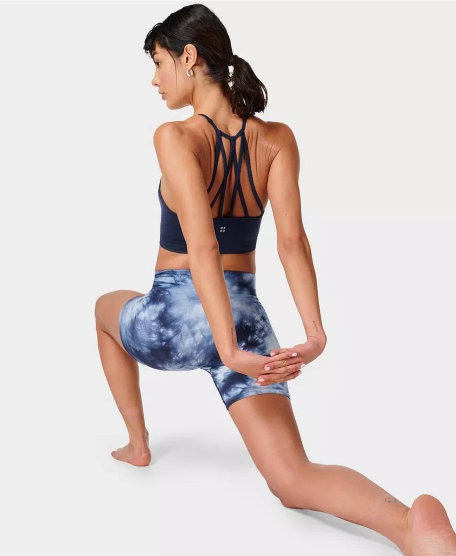 SWEATY BETTY Underwear | Tranquil Seamless Yoga Bra Sb7397 Navy-Blue