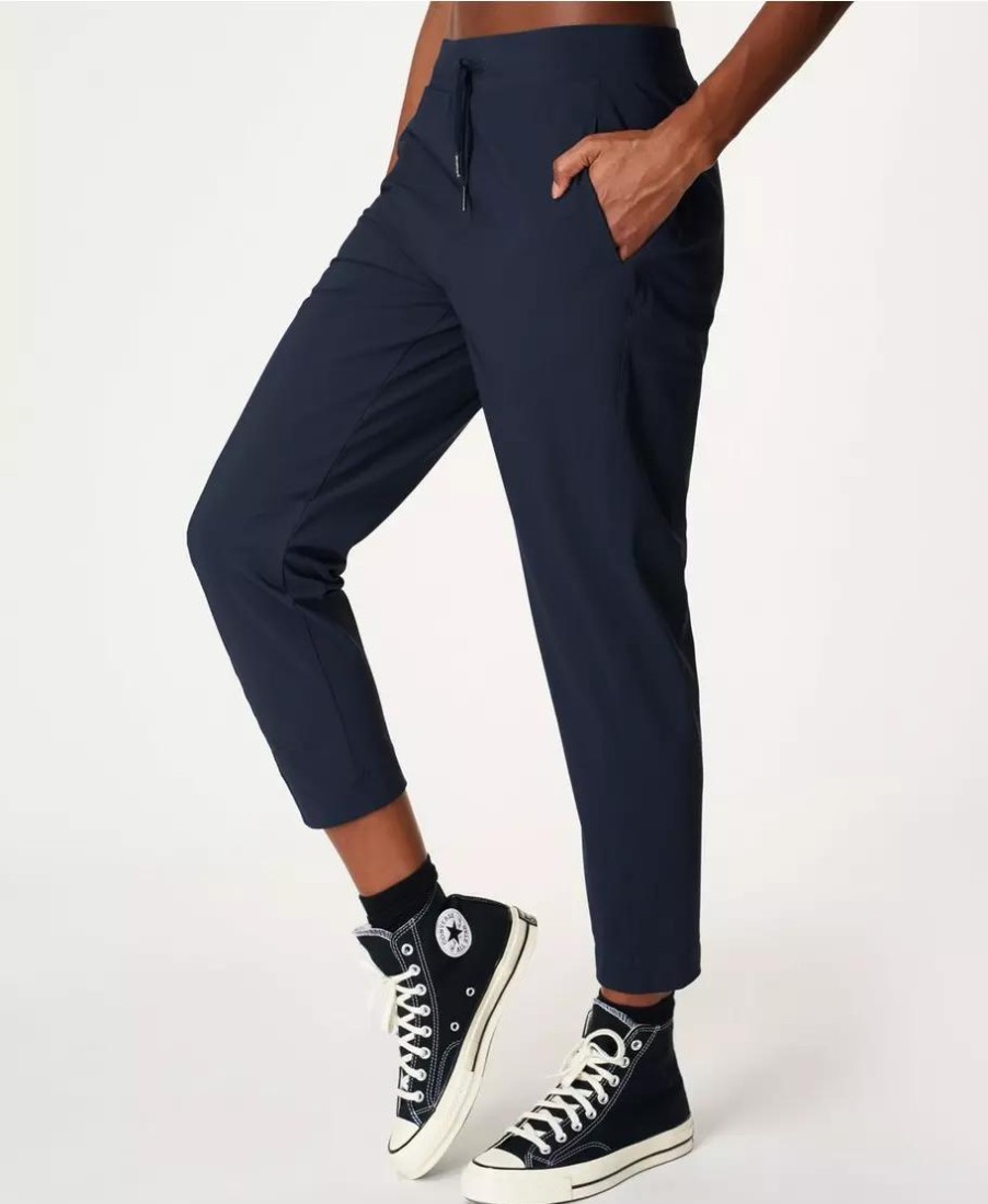 SWEATY BETTY Pants & Shorts | Explorer 25 Trouser Sb5376A R Navy-Blue