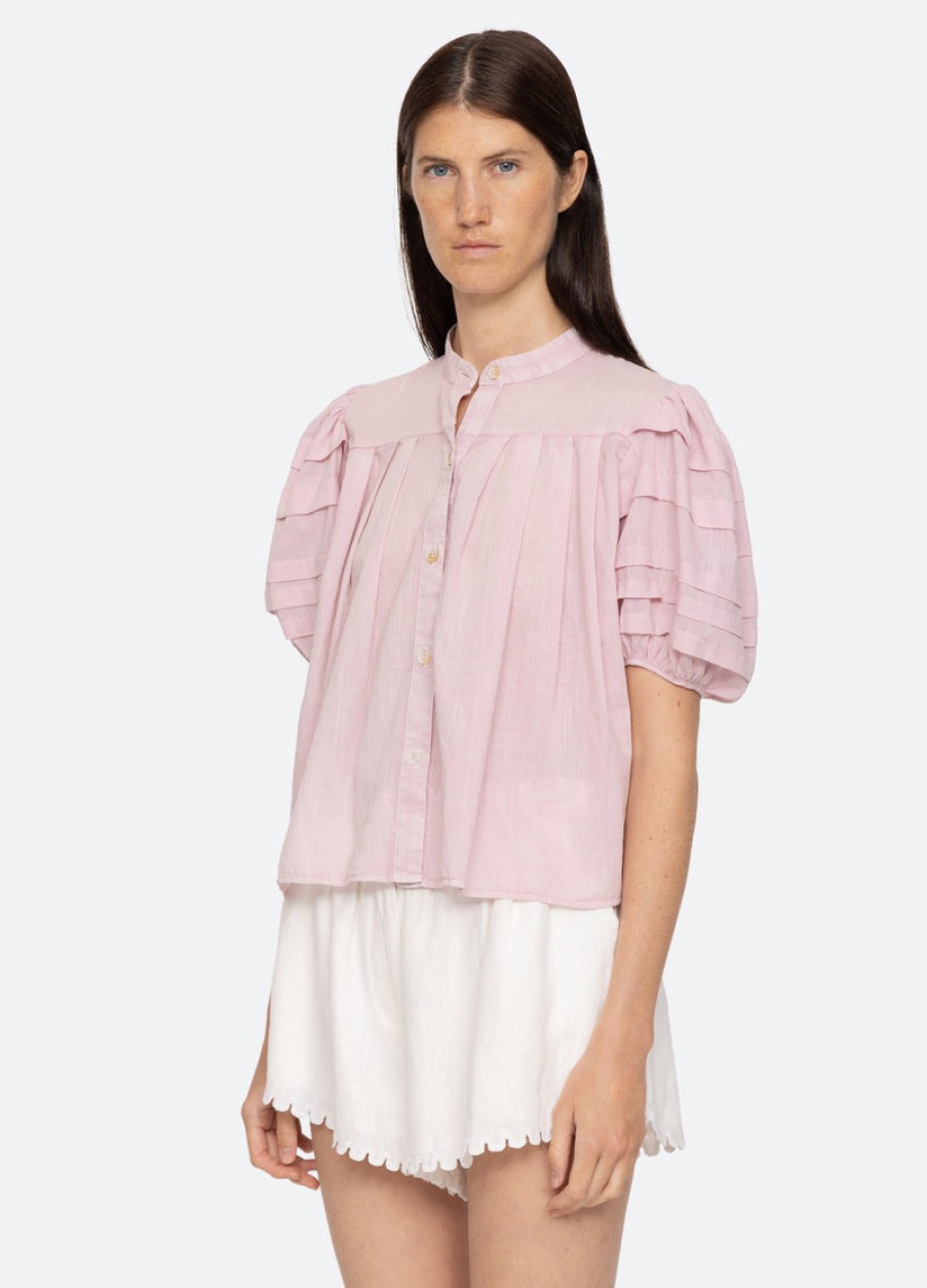 SEA NY Tops & Shirts | Blouse Salome Vegetable Ss24-037 Lilac