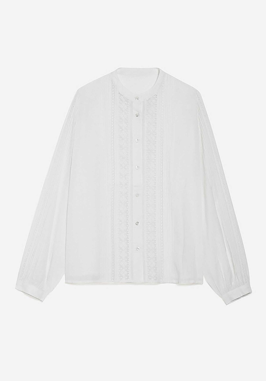 VANESSA BRUNO Tops & Shirts | Blouse Coco 2Hva27-V09014 White