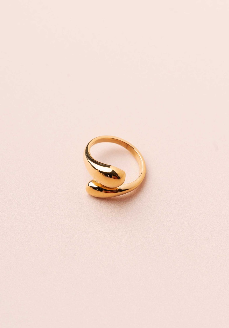 LES CLEIAS All Jewelry | Ring Ombelyne Bague Gold