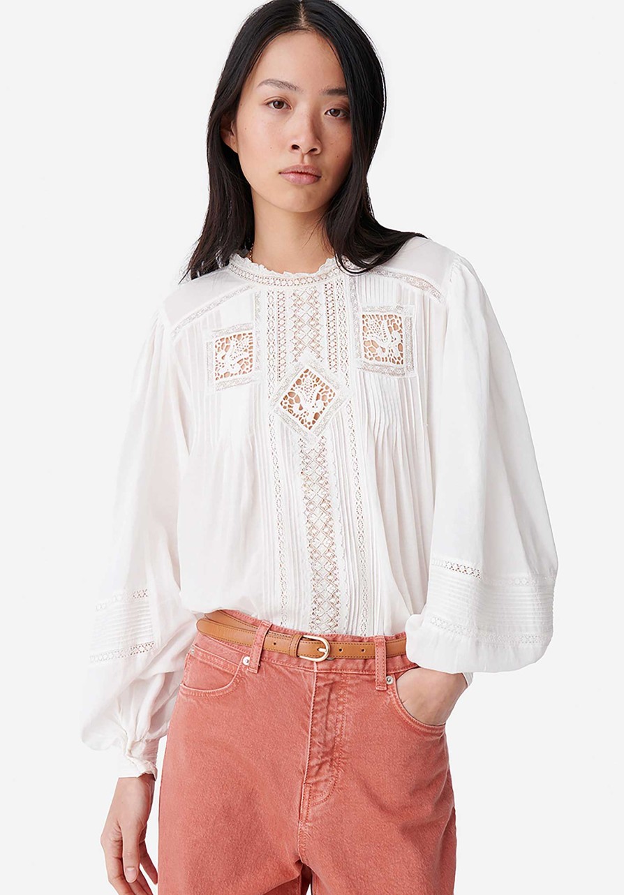 VANESSA BRUNO Tops & Shirts | Blouse Calin 2Hva27-V09002 White