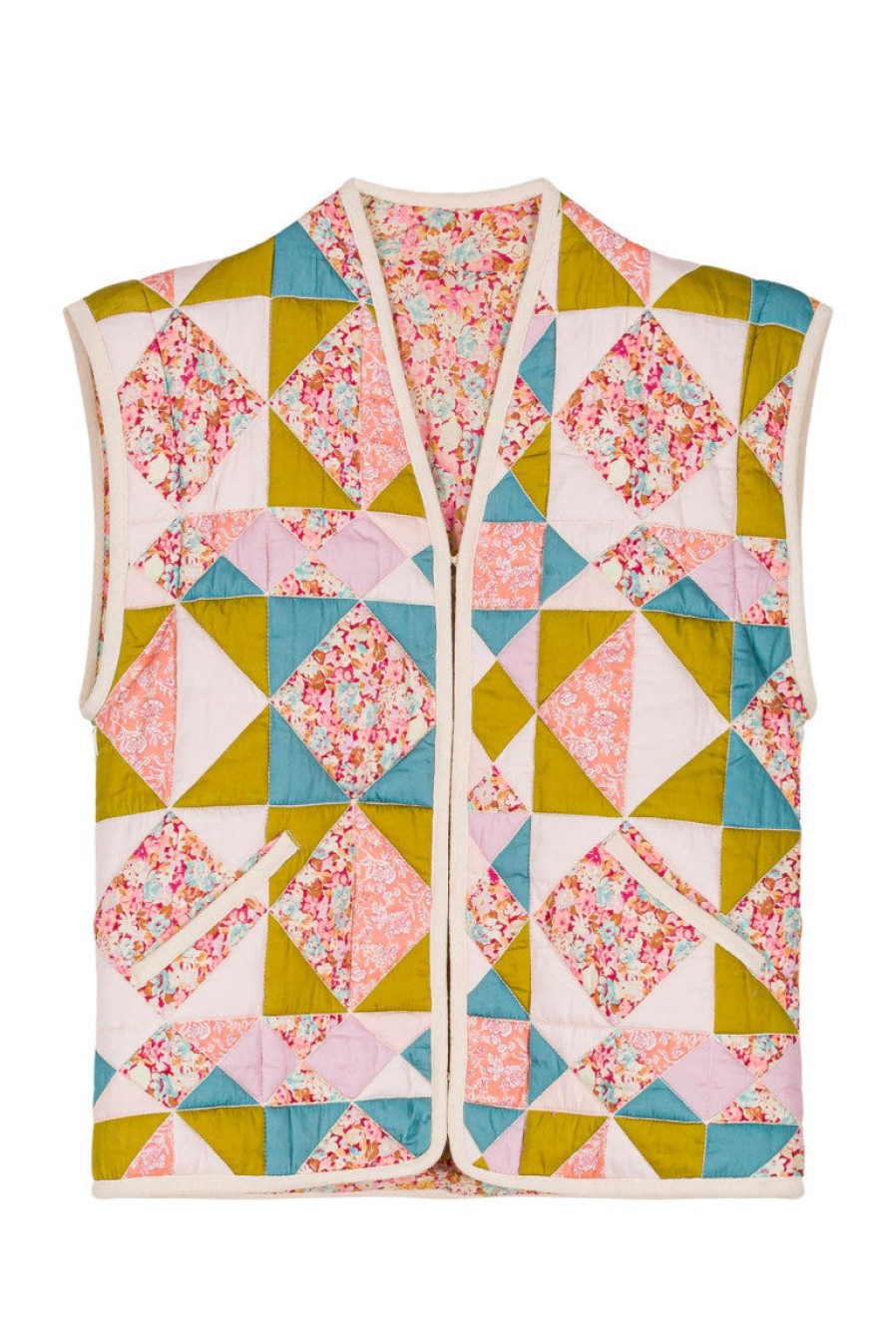 LOUISE MISHA Jackets | Reversible Jacket Neliana Patch-Sweet-Pastel