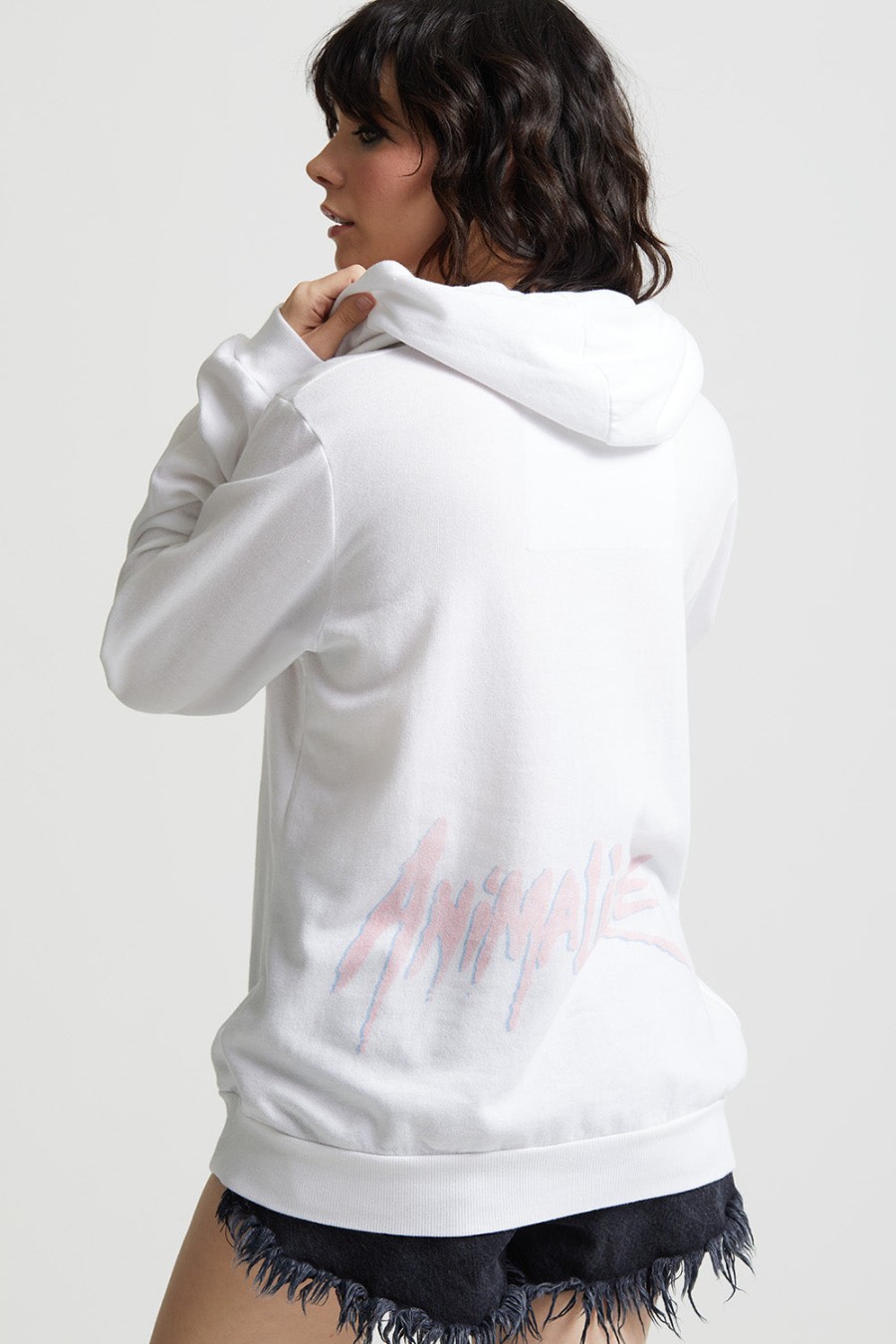 RECYCLED KARMA Tops & Shirts | Hoodie Kiss Ani 301533 White